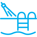 Pool Deck Cleaning Icon