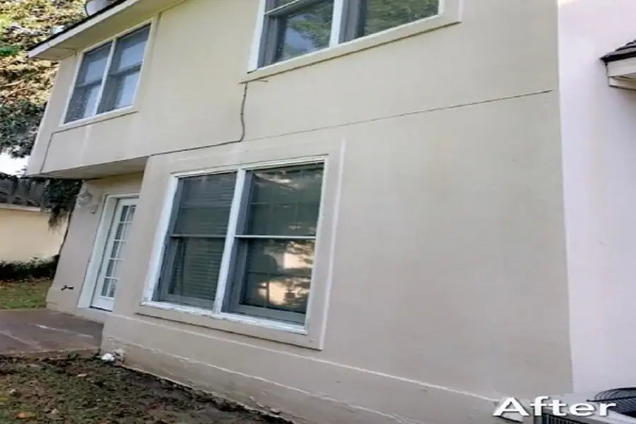 House exterior before soft washing — Kansas City, MO
