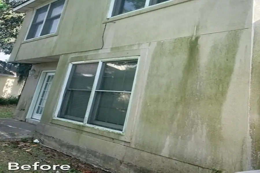 House exterior after soft washing — Kansas City, MO
