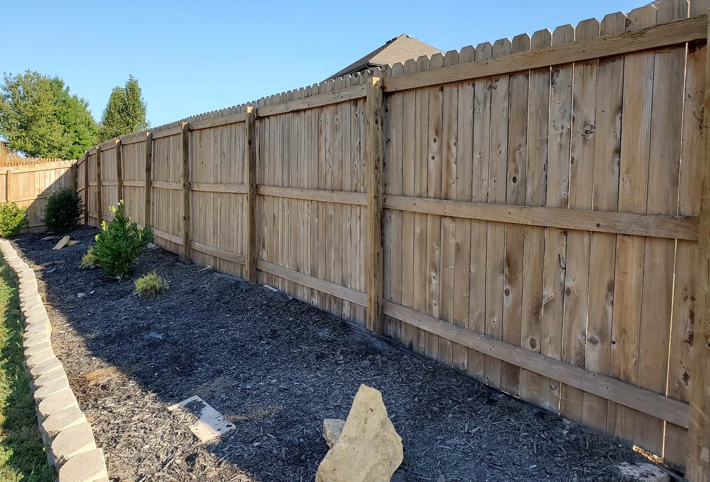 Fence washing result in Liberty, MO by KC Splash
