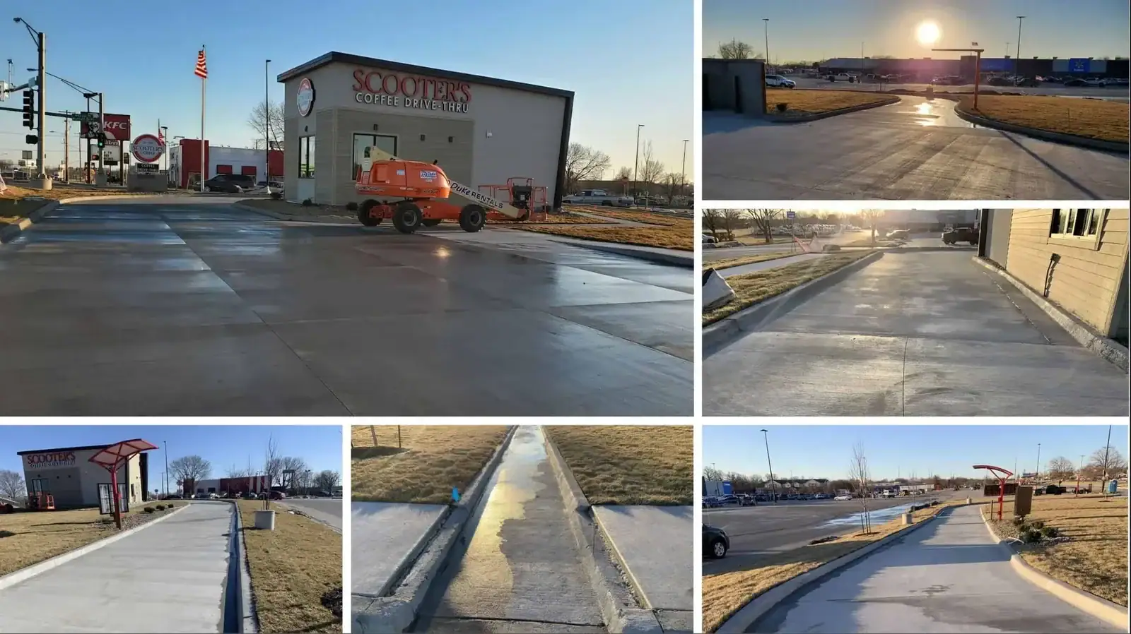 Drive thru cleaning after