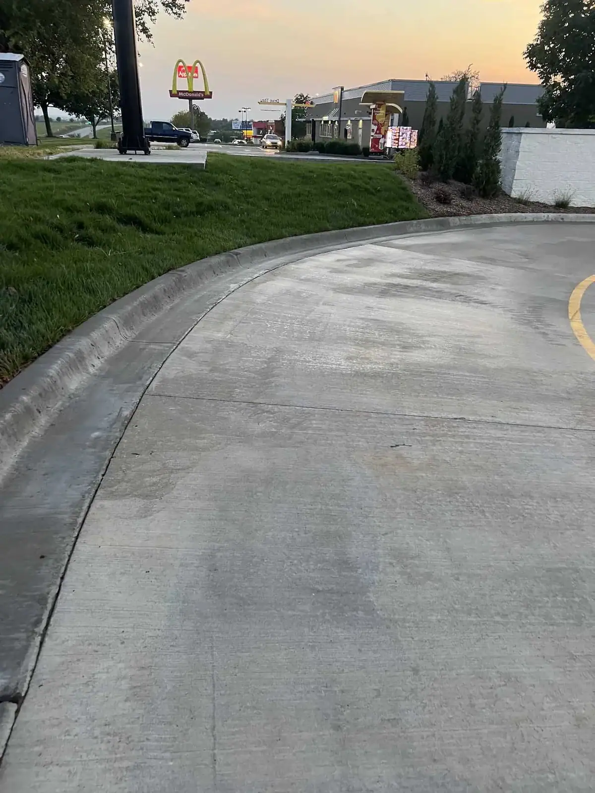 Concrete cleaning kansas city after