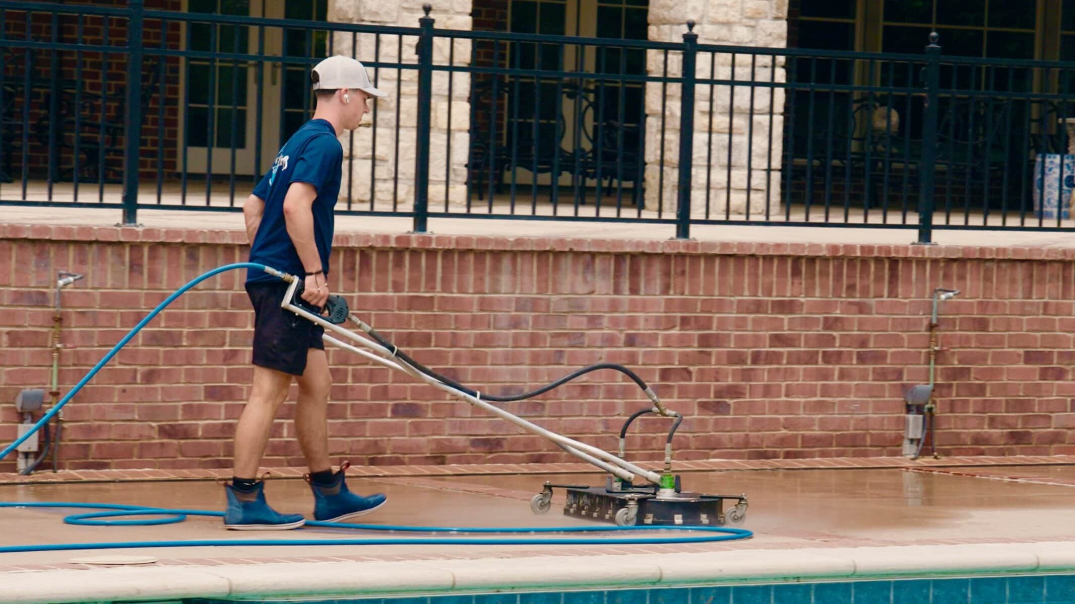 Concrete and driveway cleaning by KC Splash in the Kansas City metro