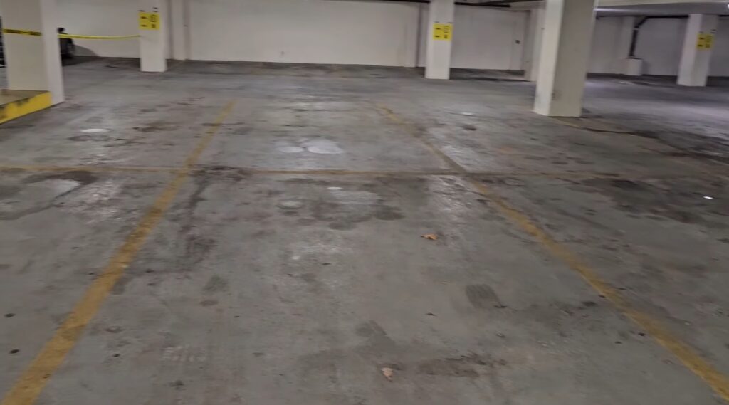 Before β Marriott Downtown parking garage
