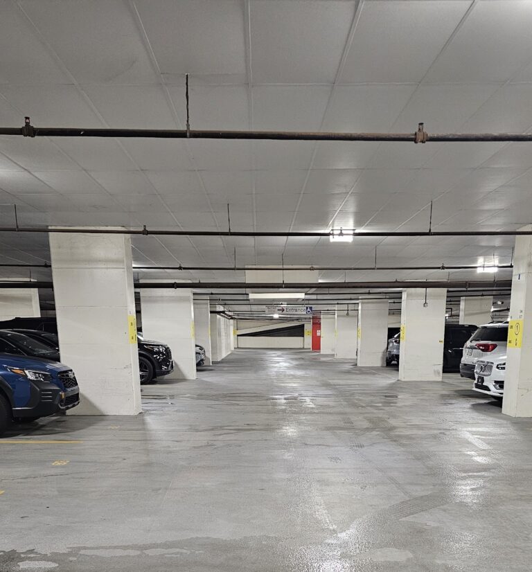 After β Marriott Downtown parking garage