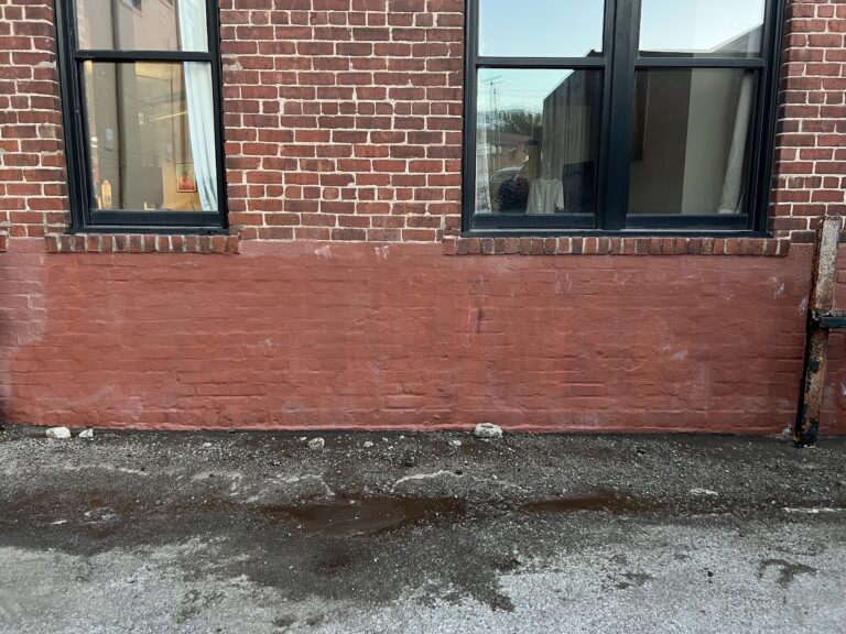 Sidewalk concrete after cleaning β FedEx entry, Kansas City