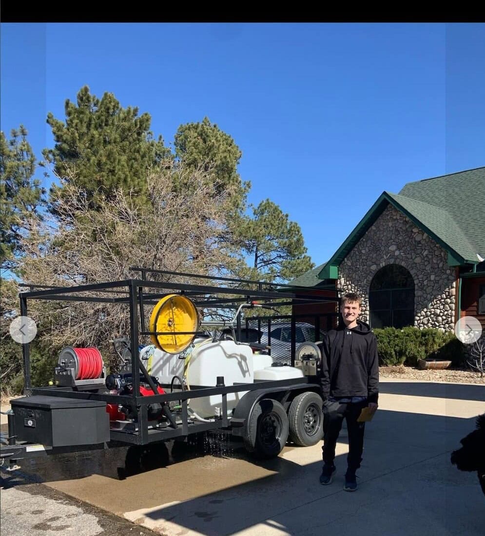 Daniel with the new KC Splash trailer in Rapid City, South Dakota